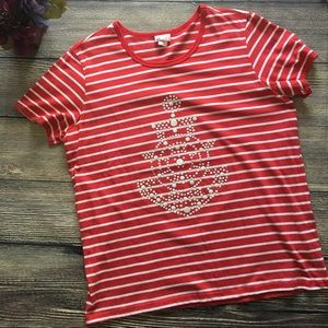 American Sweetheart Nautical Oversized Tee L/XL
